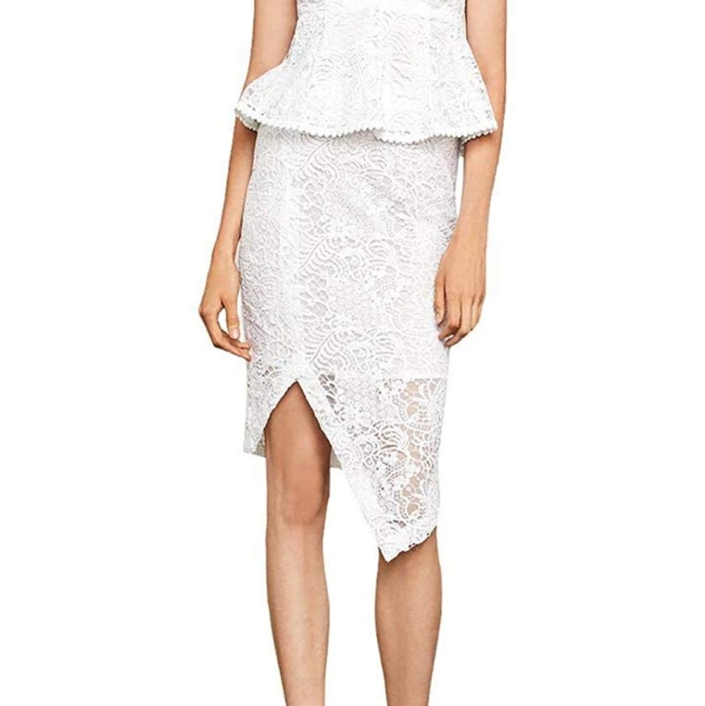 Bcbgmaxaria lace pencil skirt